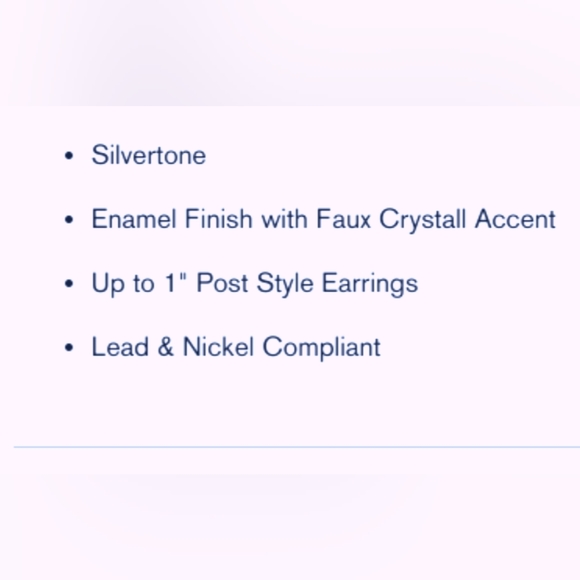 Silver Christmas Tree Earrings - Picture 3 of 4